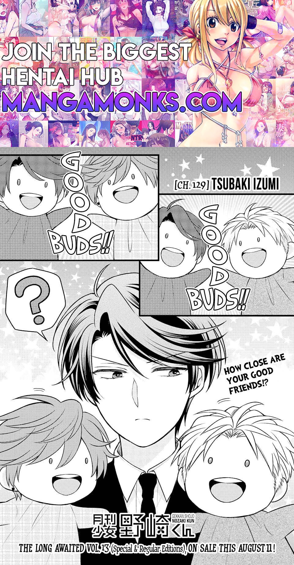 Gekkan Shojo Nozaki-kun Chapter 129 1